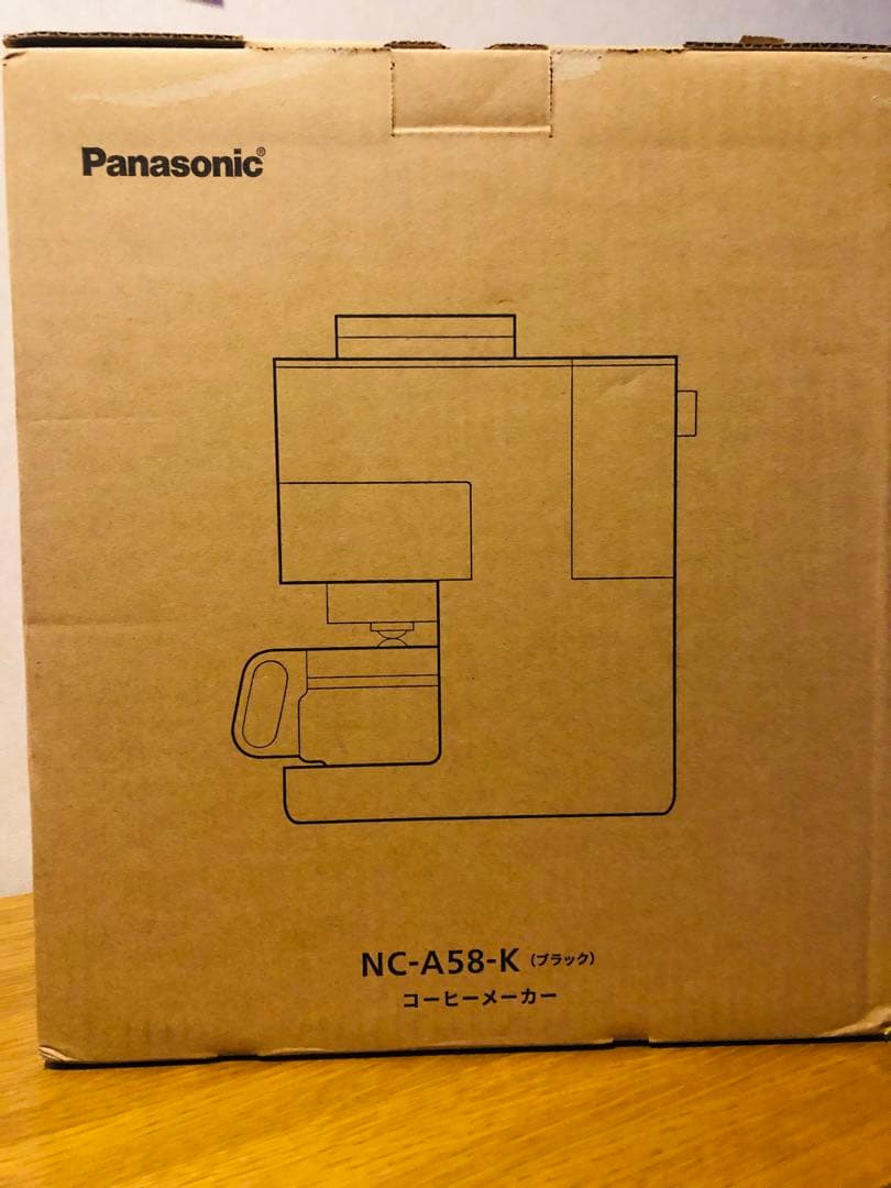 【新品未使用】Panasonic NC-A58-K コーヒーメーカー