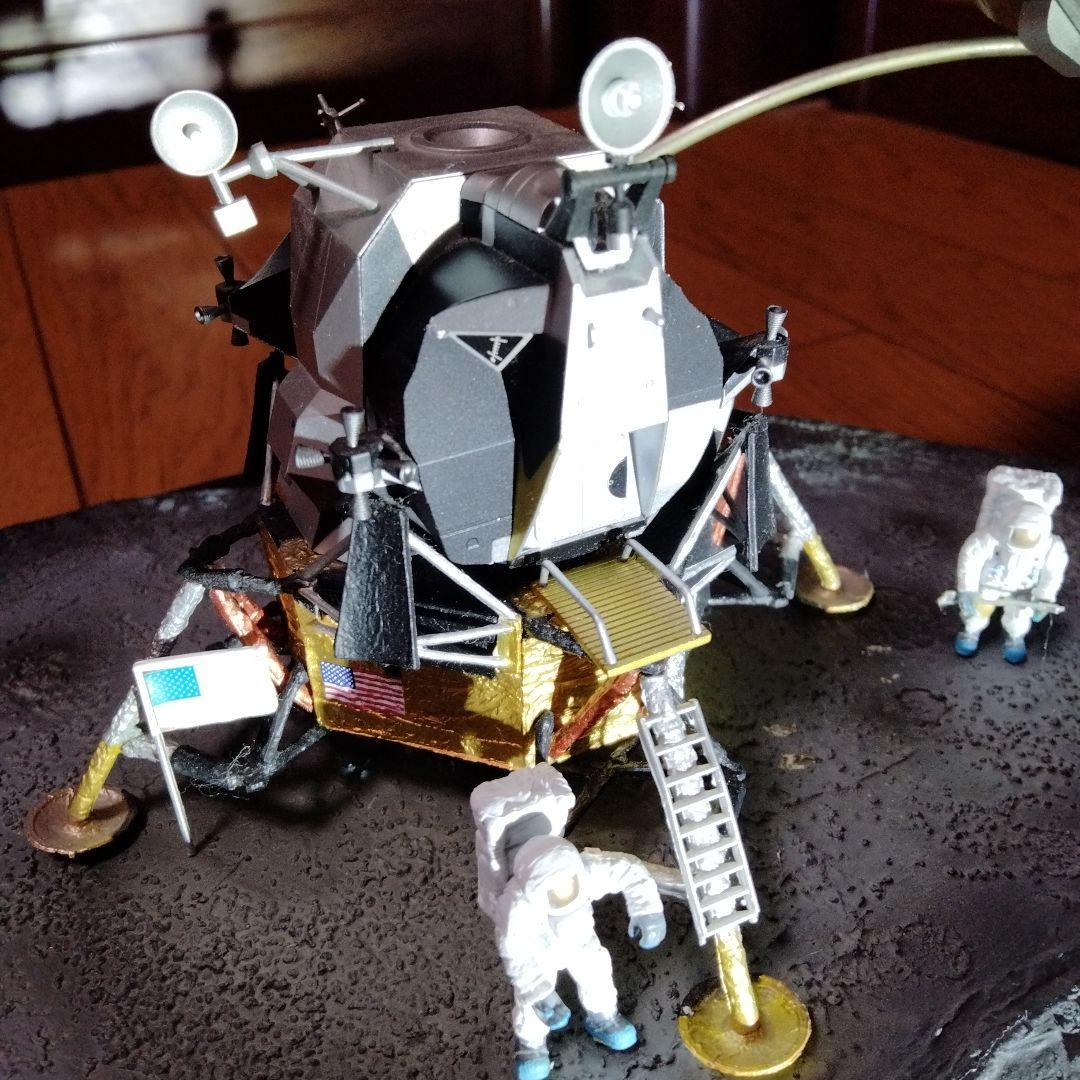 APOLLO11月着陸船と指令船のモデル 1/72