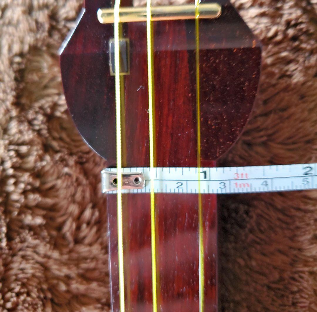 三味線　紅木 中棹 東さわり 撥 駒 長袋他 ケース付 皮破れなし 短棹 ５厘大