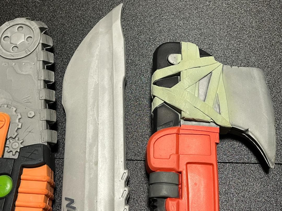 ナーフ ゾンビストライク マチェット Zバッド チェーンソー レンチアックス
