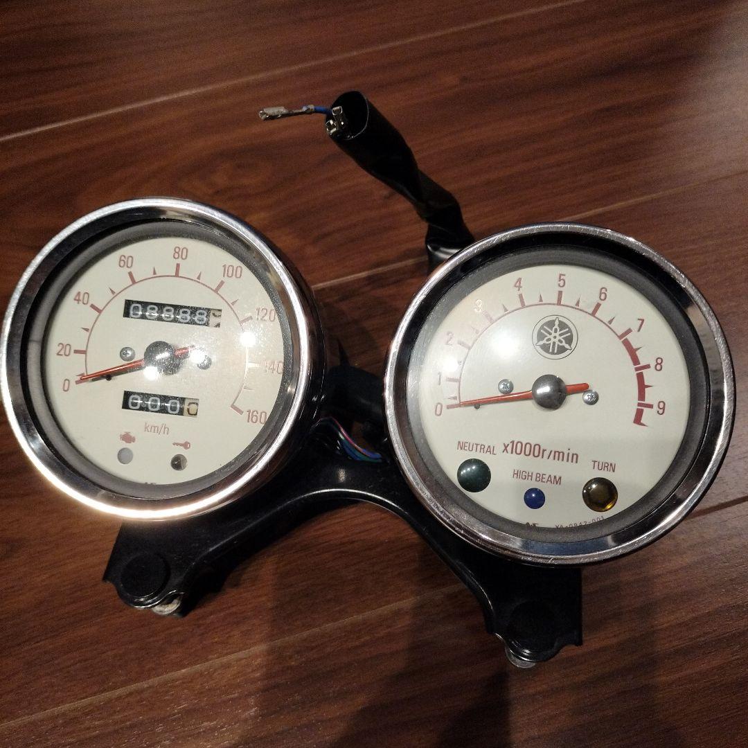 ヤマハ　SR400 純正メーター　メーターステー