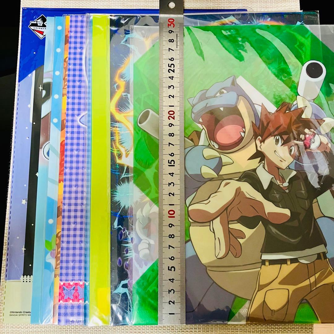 非売品ポケモン クリアファイルまとめ売り ポケモンセンター限定 一番くじ レトロ