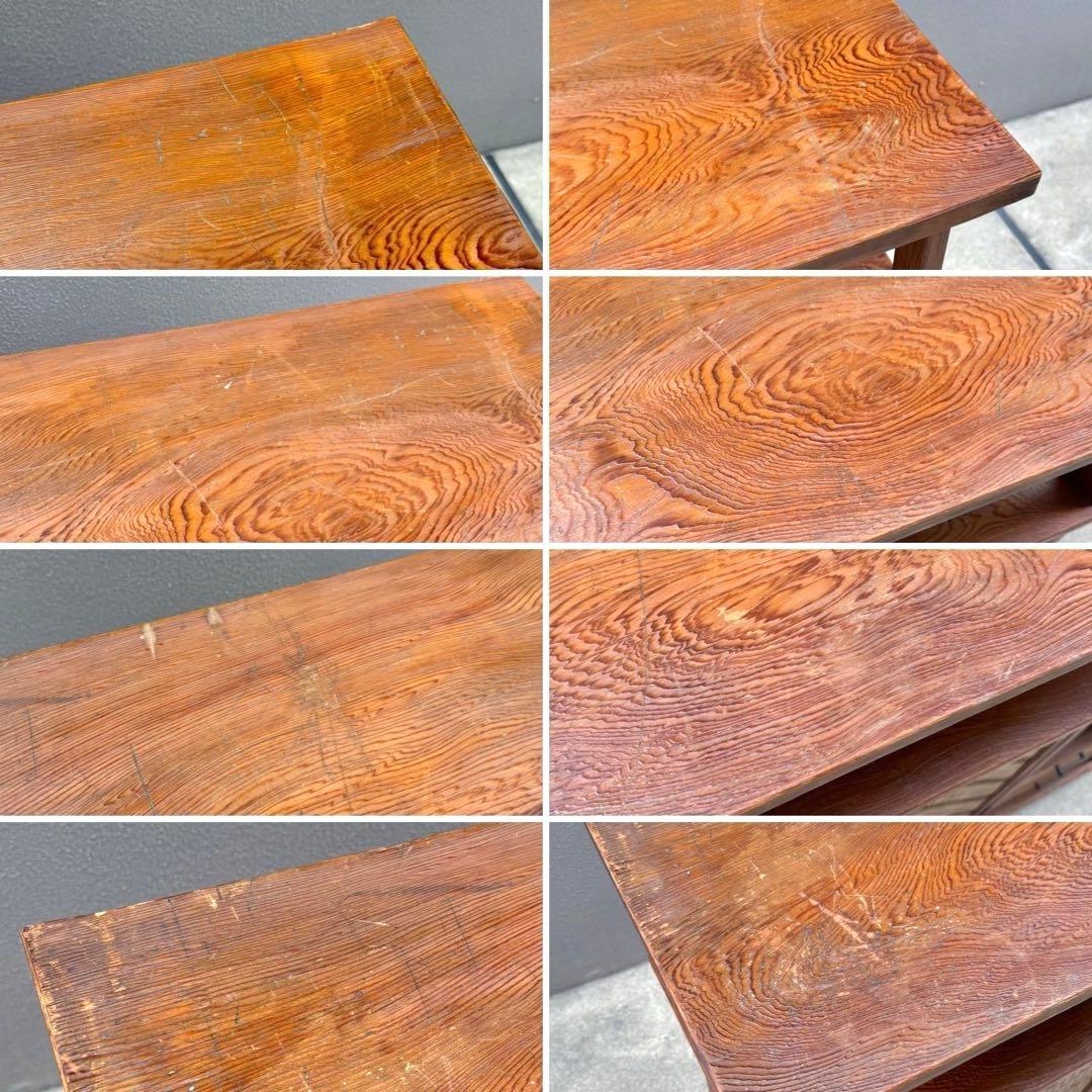 昭和レトロ アンティーク 屋久杉 サイドボード キャビネット 戸棚 民芸家具