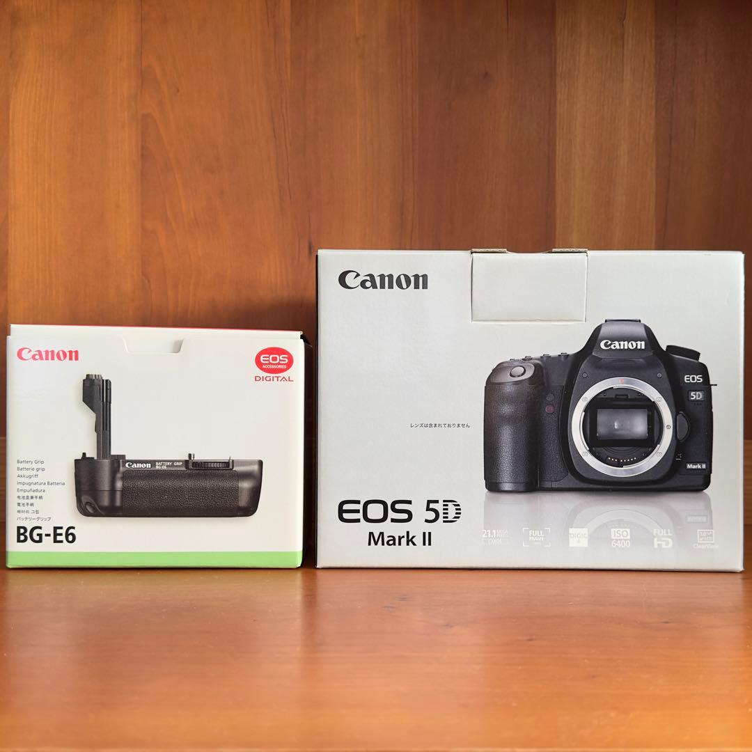 Canon キヤノン EOS5D MarkⅡ ＋ バッテリーグリップ