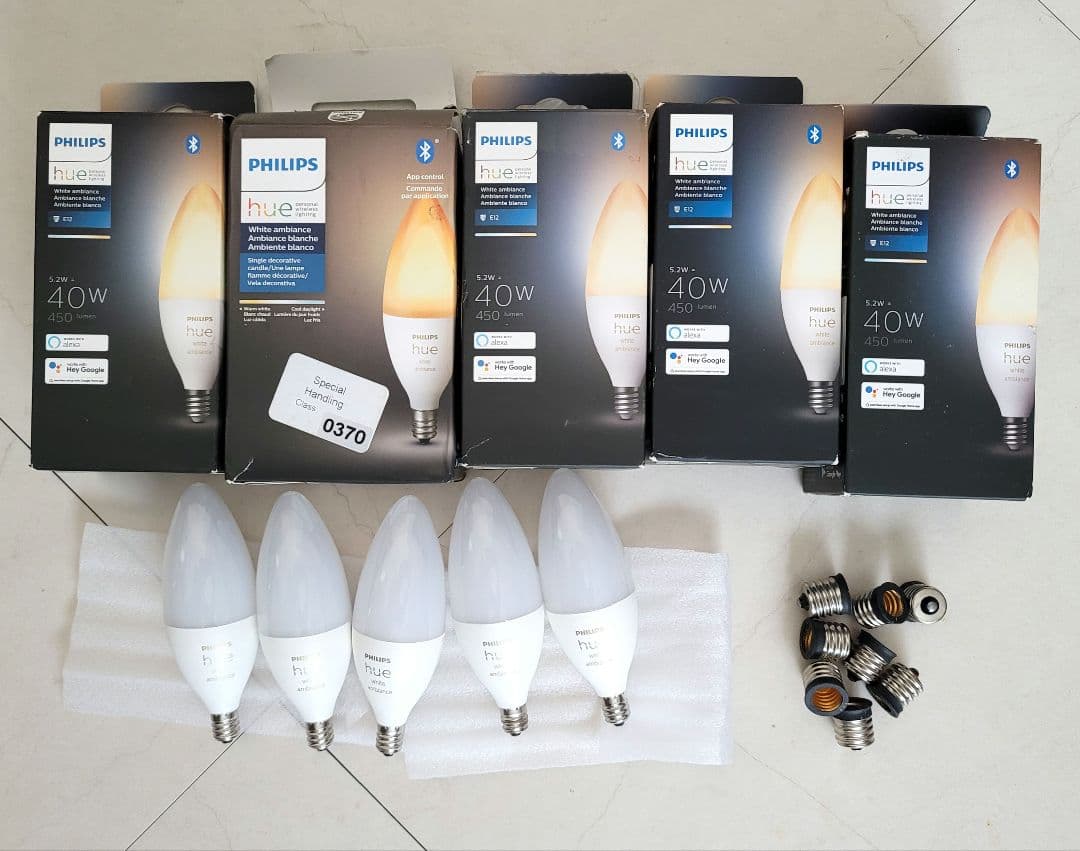 超稀少　PHILIPS hue シャンデリア球 E12　おまけ付き