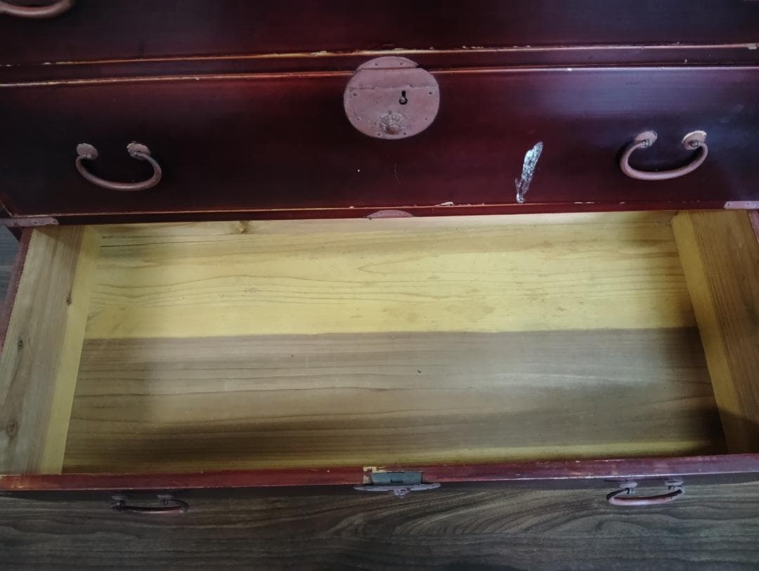 古家具　昭和レトロ　和箪笥　チェスト　アンティーク　5段