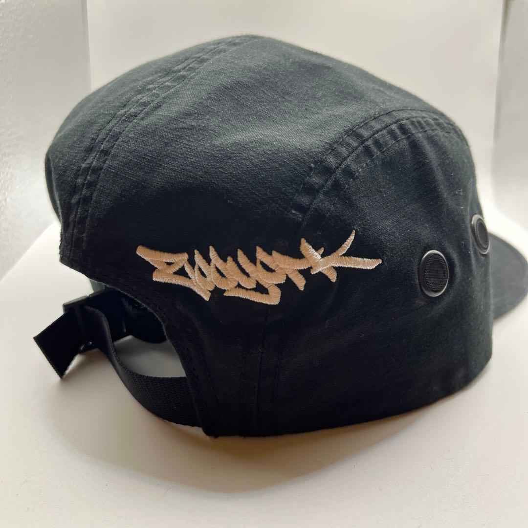 Supreme ブラック 5パネルキャップ