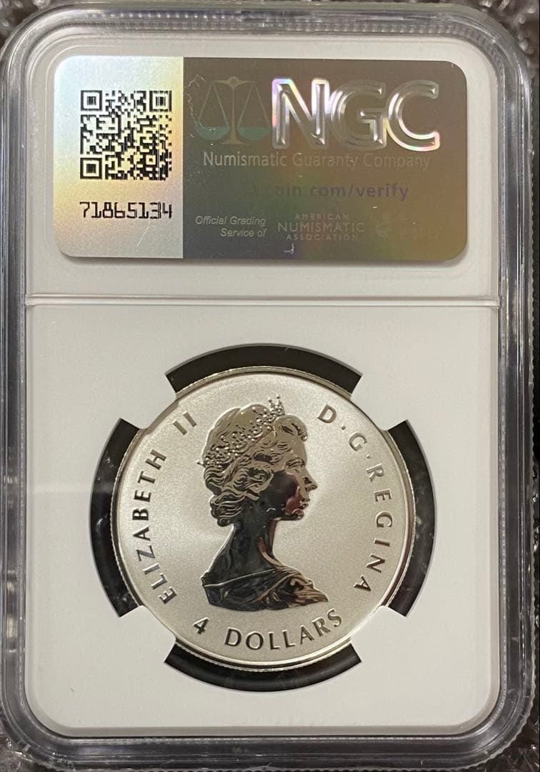 ☆ヤングファン必見☆最新2025年カナダ メイプルリーフ４ドル 1/2oz 銀貨