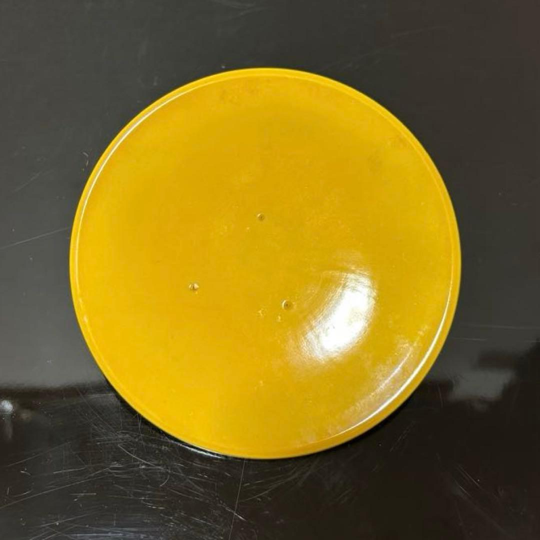 黄交趾独楽末広水指　茶道具懐石茶箱鵬雲斎坐忘斎淡々斎即中斎七事式而妙斎香合棗茶碗