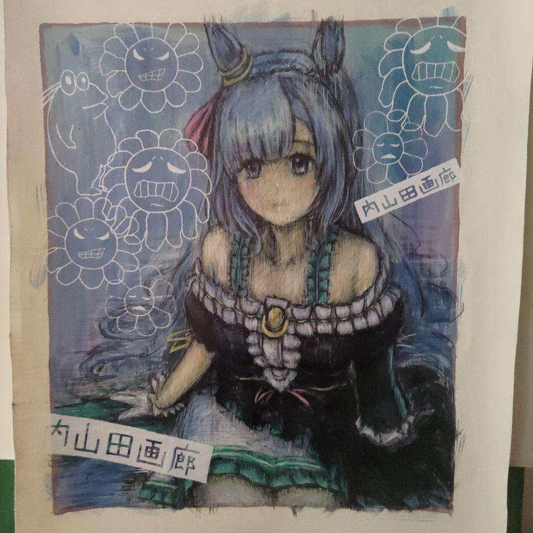 内山田画廊 　謹製　アクリル画 　f8 タイトル未定