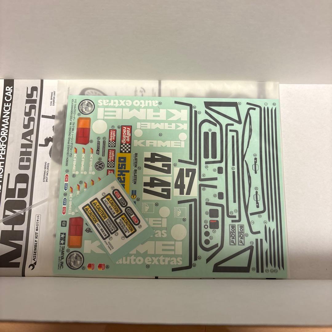 タミヤラジコン　ＶＷゴルフレーシング　新品　アンプ付き