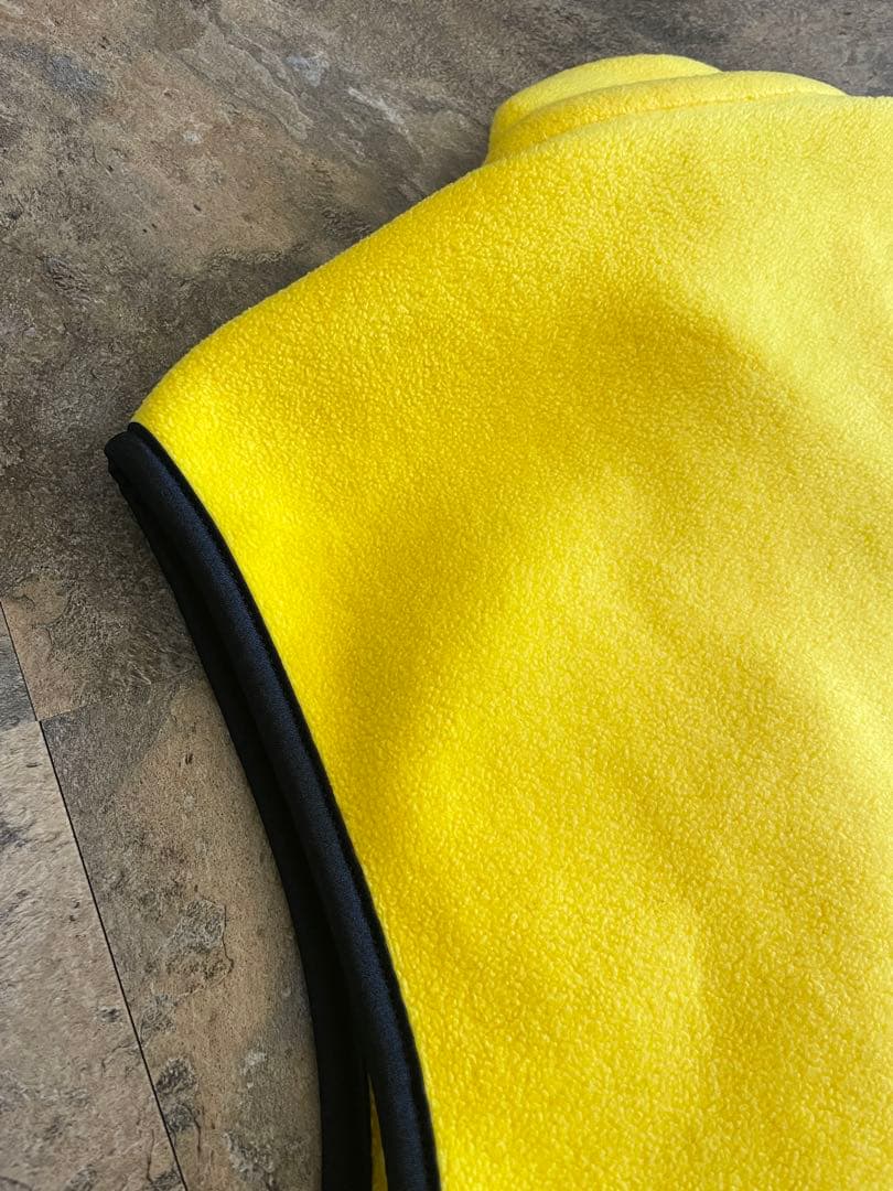 90s POLO SPORT ポロスポーツ フリースベスト イエロー XL