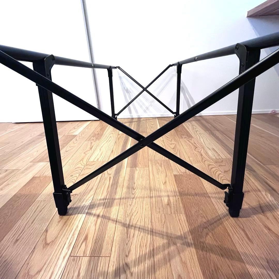 【美品】タラスブルバ アルミコンパクトロールテーブル L ブラック