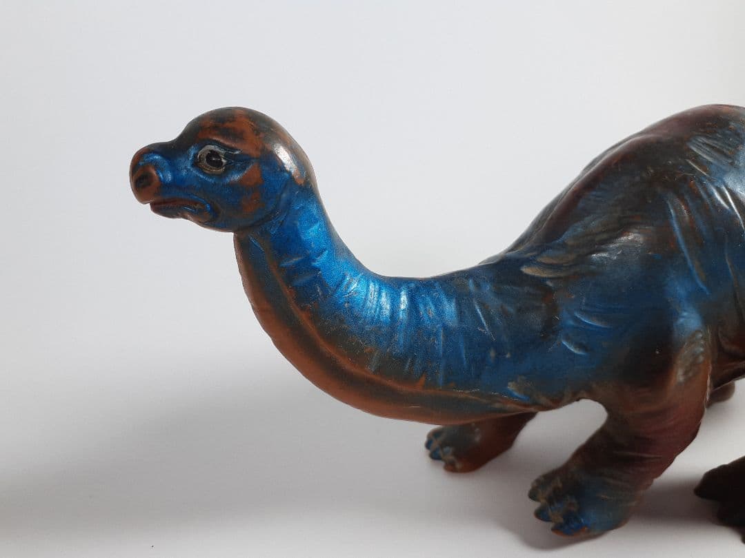 ブルマァク　ディプロドクス　怪獣ソフビ　恐竜100万年　円谷プロ　当時物