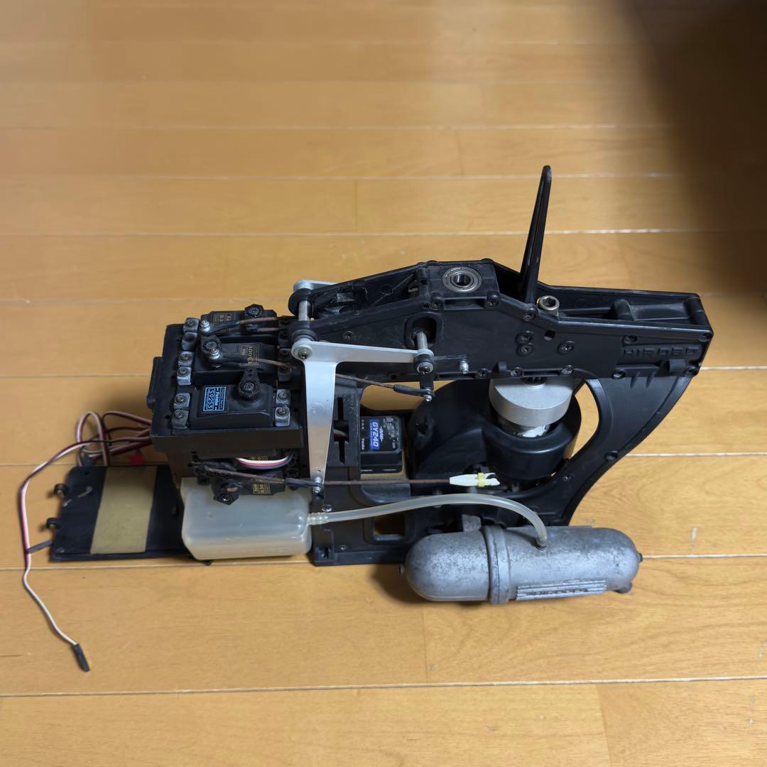 ヒロボー シャトル メインフレーム エンジン マフラー サーボ ジャイロ