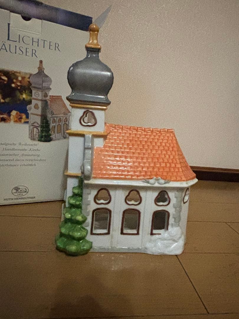 フッチェンロイター　クリスマスキャンドルハウス 陶器製　レア　限定版