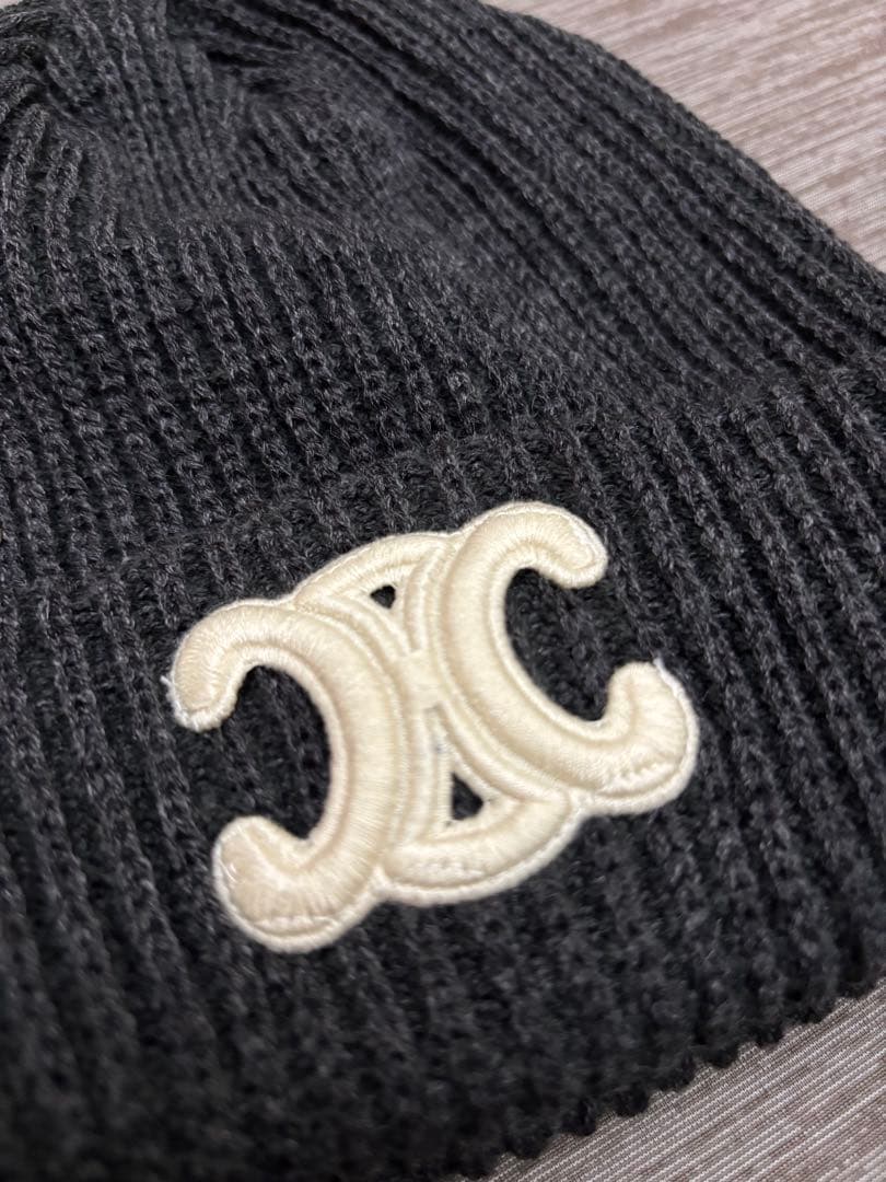 CELINE セリーヌ トリオンフ ニット帽