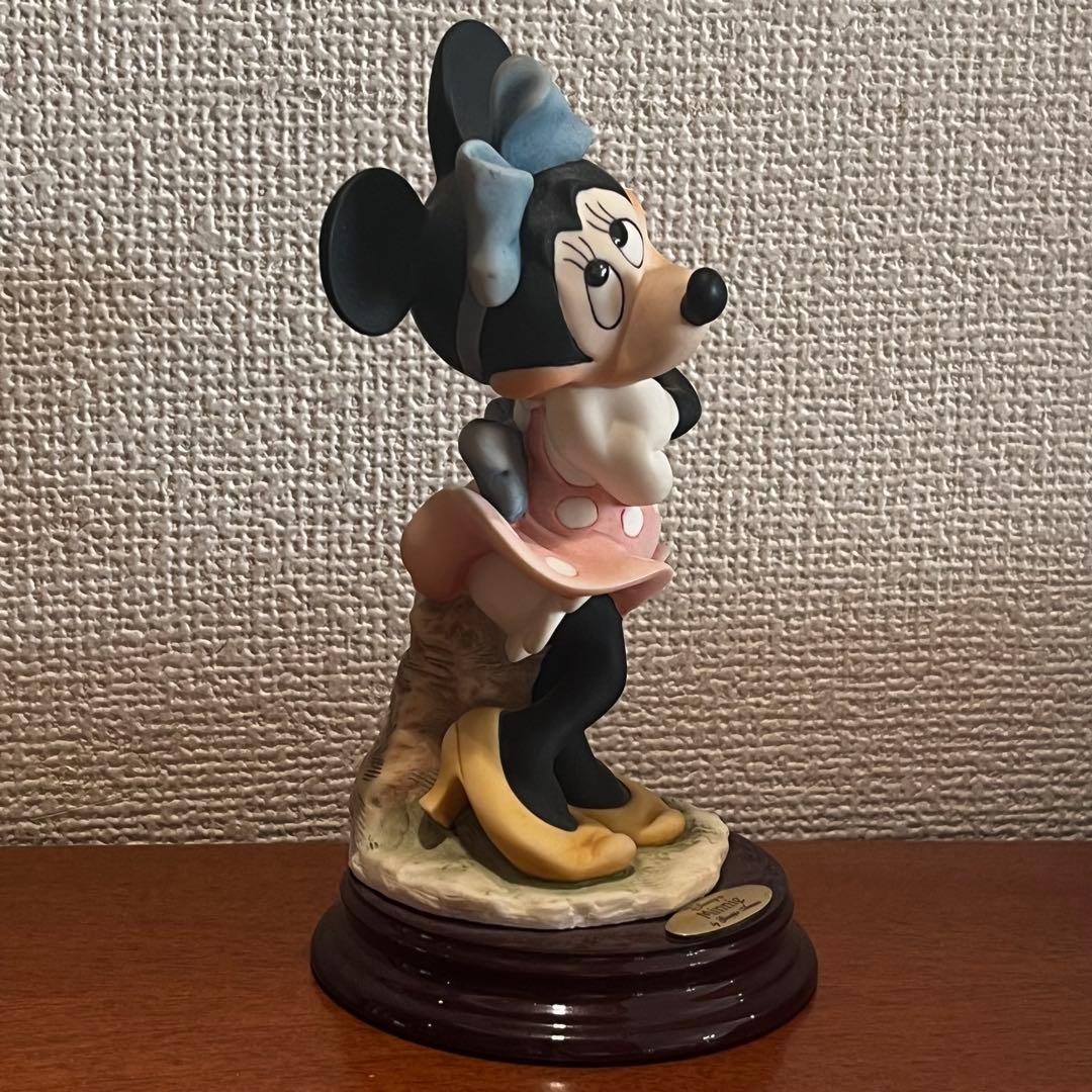 ジョゼッペアルマーニ　美品　ミニーマウス　ディズニー　陶器　人形　フィギュリン