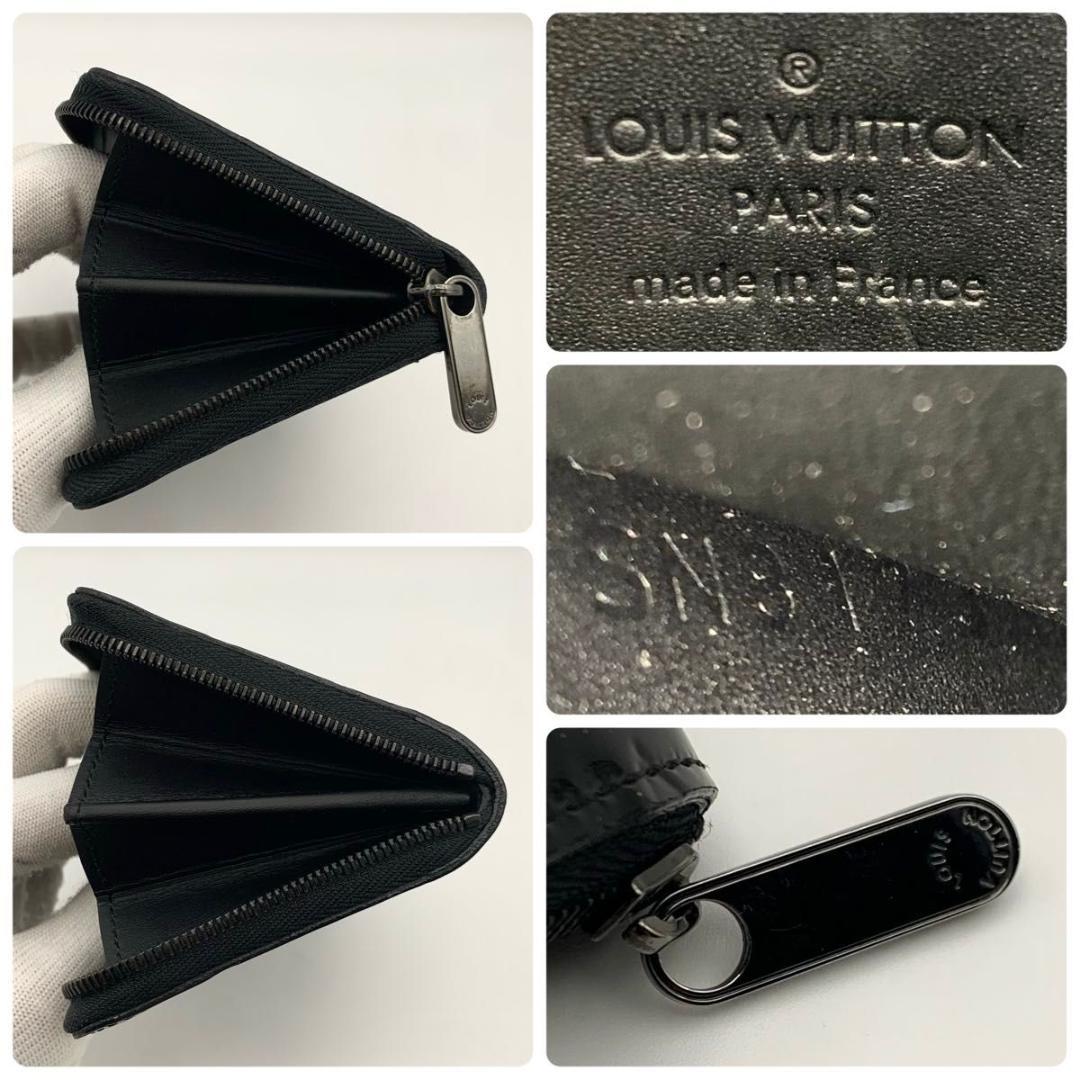 鑑定済み ルイヴィトン ジッピーパース 財布 コンパクト ケース 黒