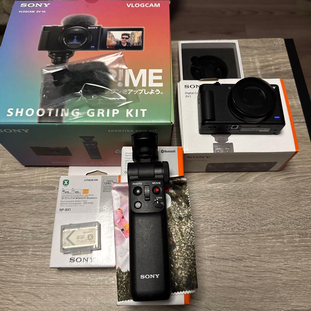 デジタルカメラ SONY VLOGCAM ZV-1 Shooting Grip Kit