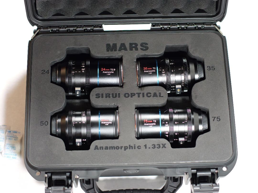 SIRUI MARS MFTマウント 1.33x アナモフィックレンズセット