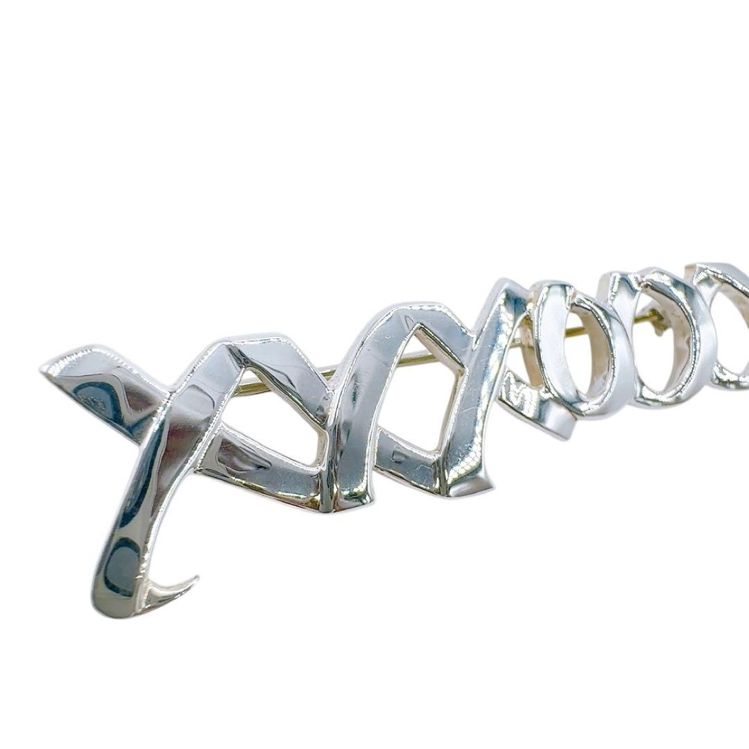 【美品】ティファニー ブローチ ラブ&キス シルバー 925 パロマピカソ 刻印