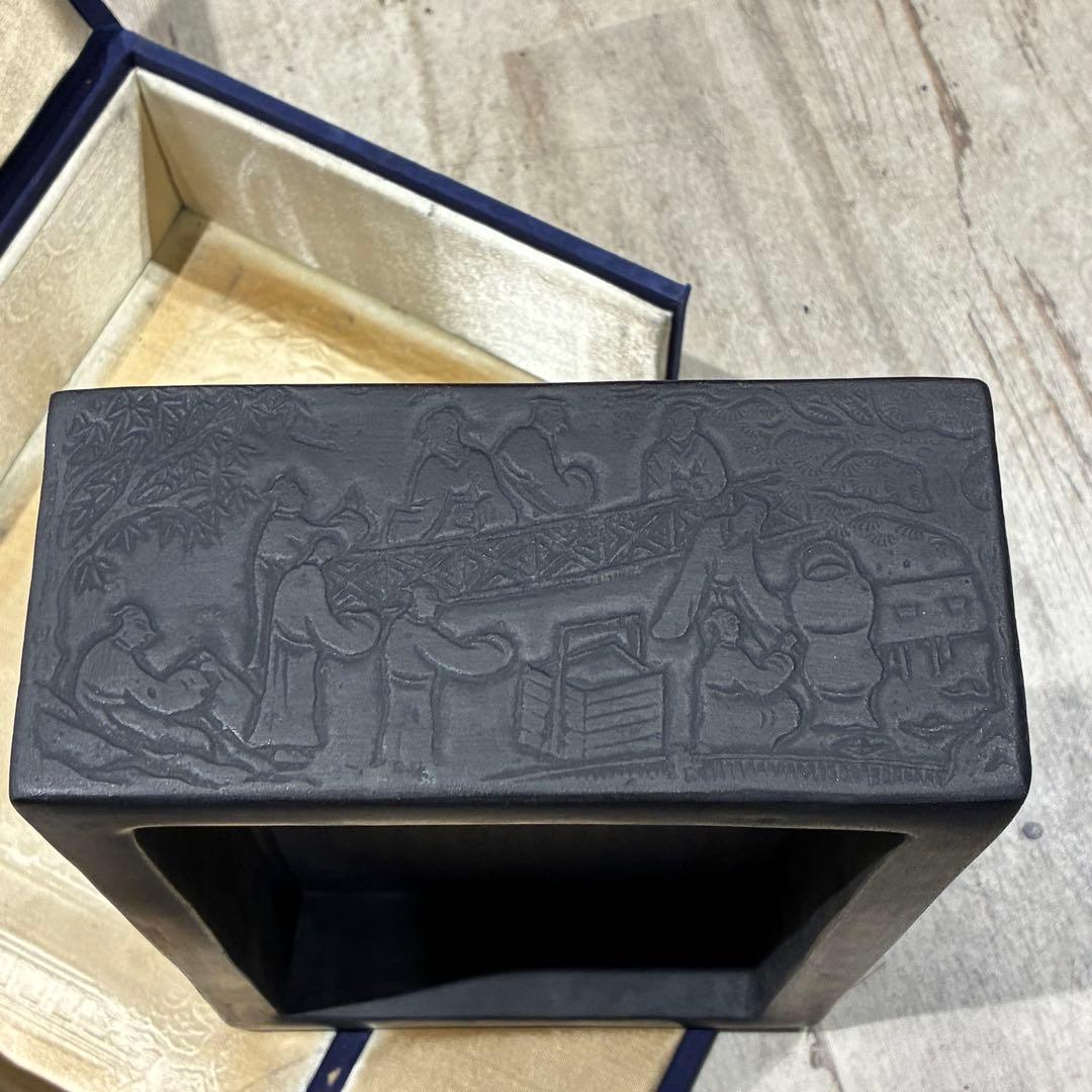 時代もの 超レア 中国古玩 蘭亭硯 端渓 書道具 唐物 時代物 スズリ