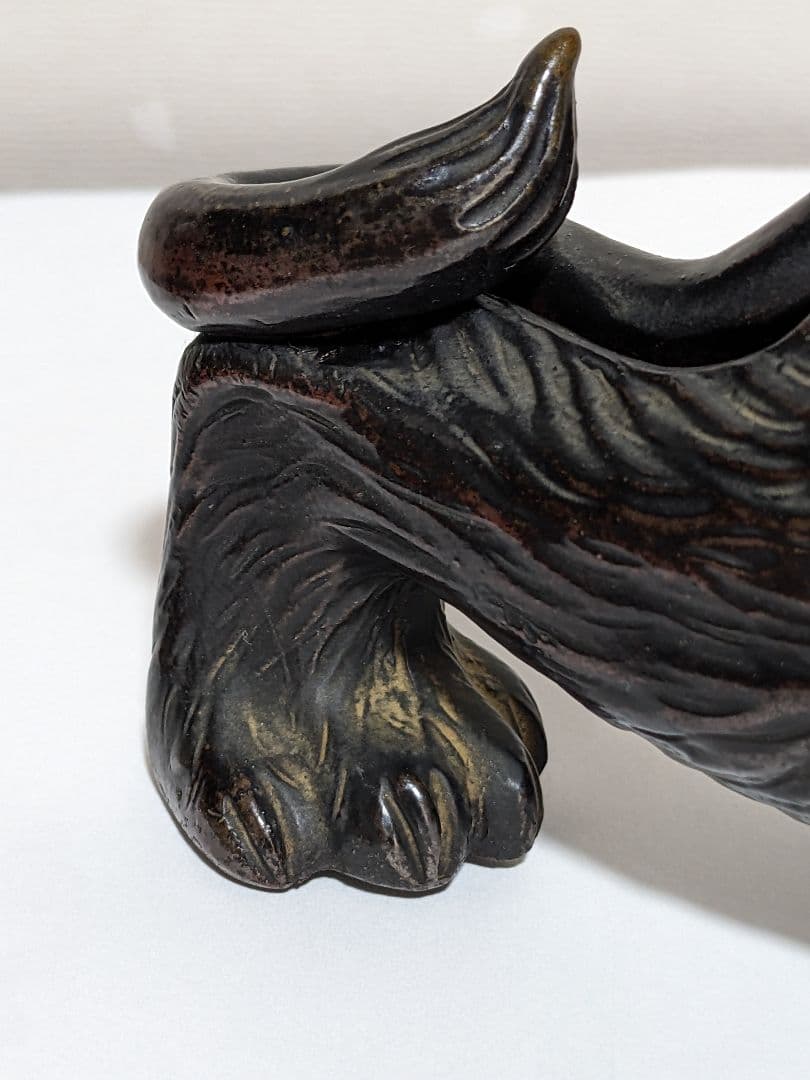 ♦風水獅子 ライオン置物 富 金運 財運 縁起物飾り 国内作家作品 古美術骨董品