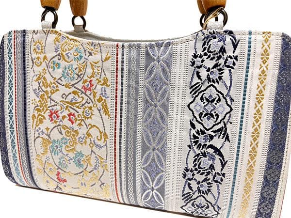 利休バッグ 博多織バッグ 和装バッグ お洒落バッグ 本場筑前博多織生地使用