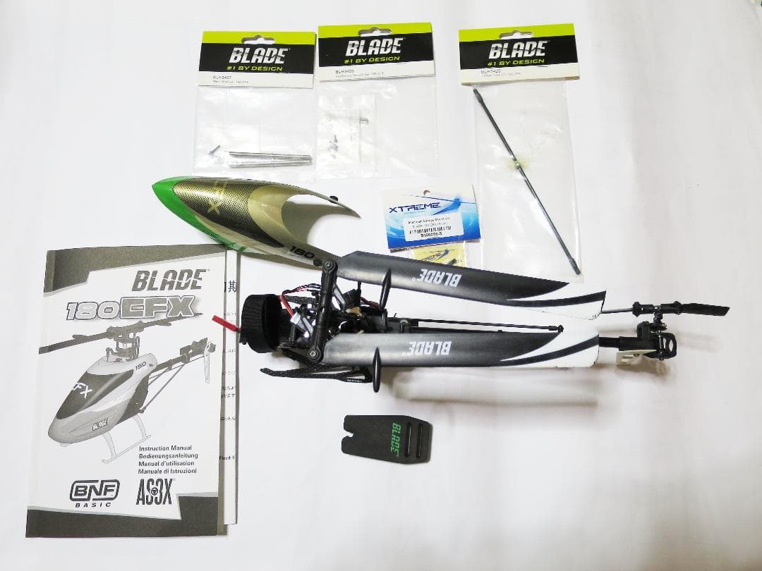 中古 BLADE 180CFX 電動ヘリコプター スペアパーツ 180 CFX
