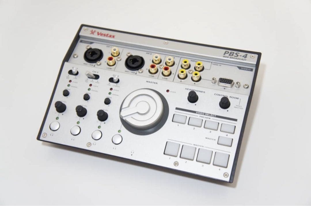 Vestax ライブ配信向け オーディオインターフェイス PBS-4