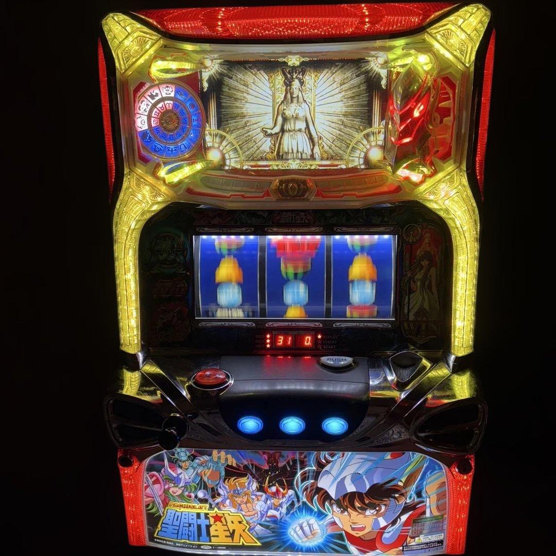 【送料込み！すぐに遊べる！】パチスロ実機初代 聖闘士星矢 不要機付き