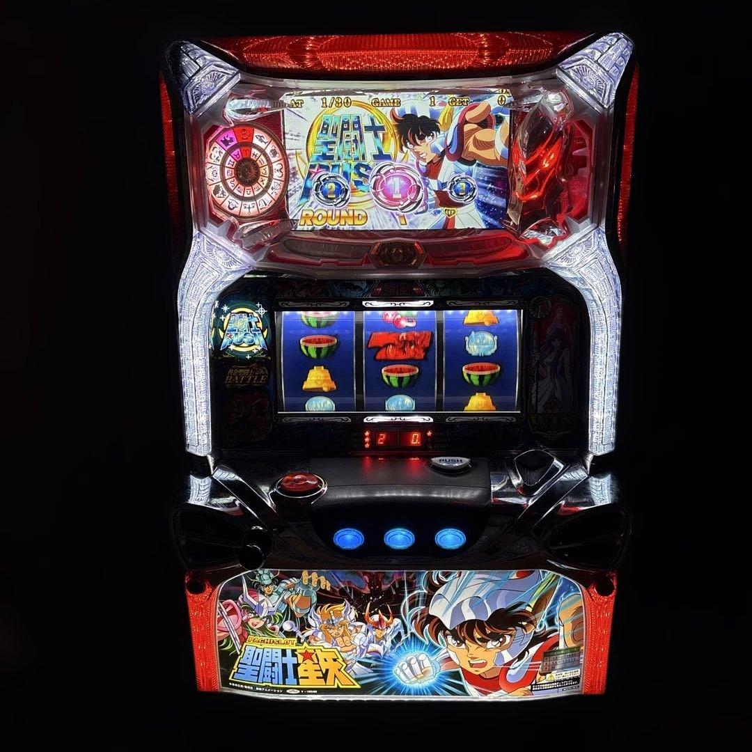 【送料込み！すぐに遊べる！】パチスロ実機初代 聖闘士星矢 不要機付き