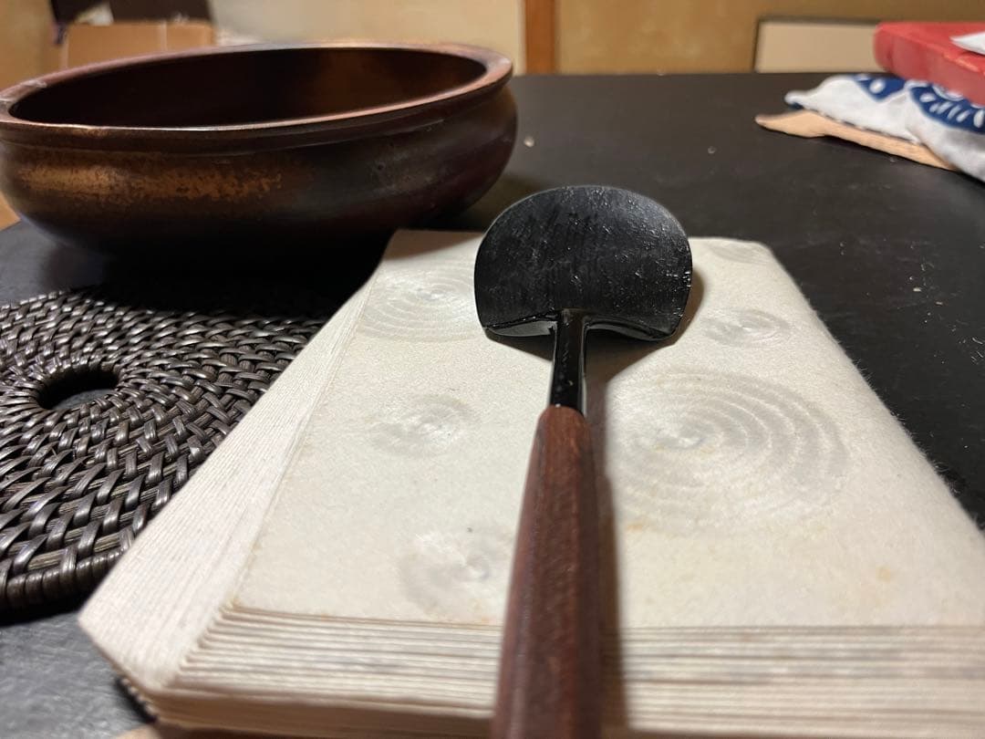 茶道具　炭斗一式（炉）