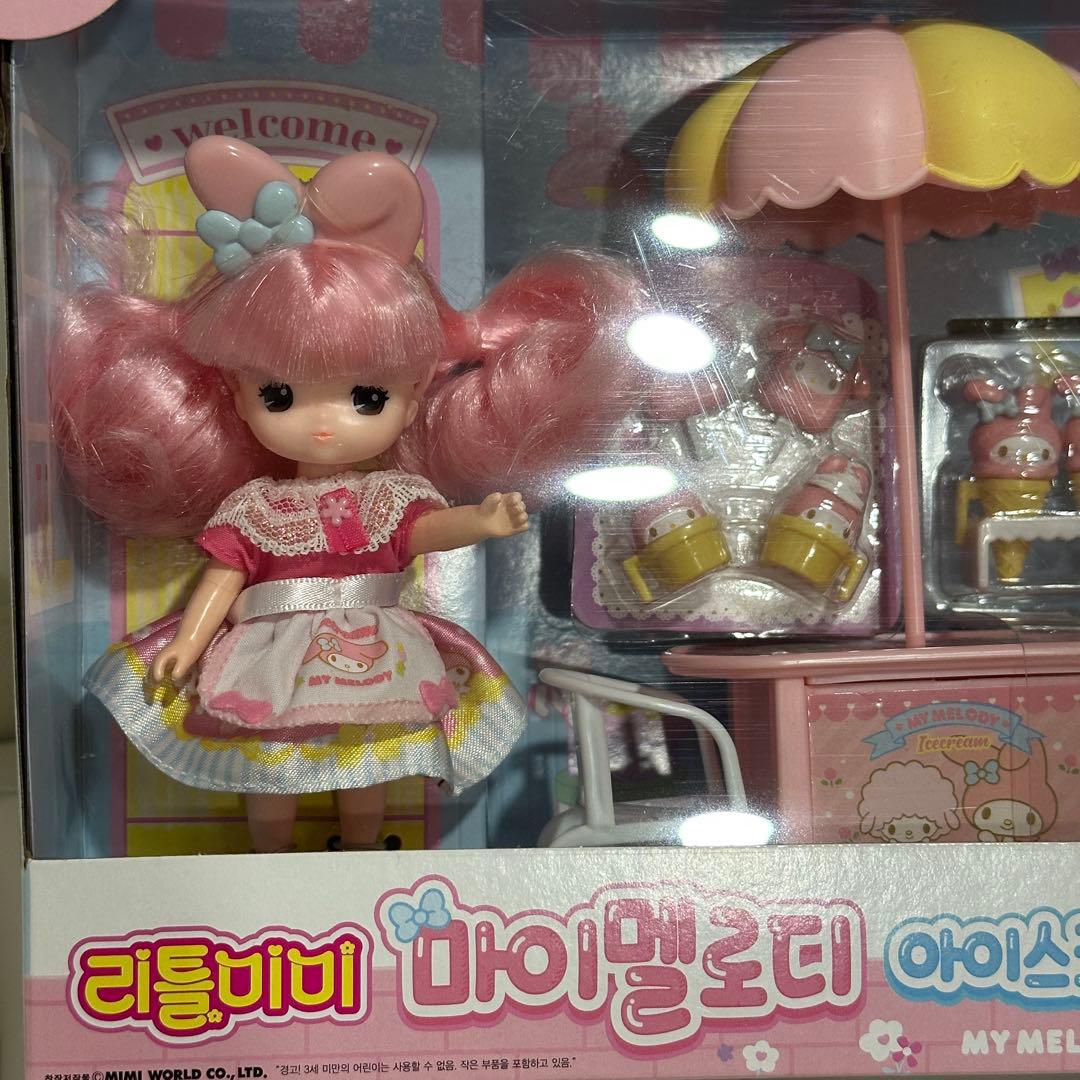 【韓国限定】リトルミミ　サンリオコラボ　マイメロディ　クロミちゃん　おもちゃ