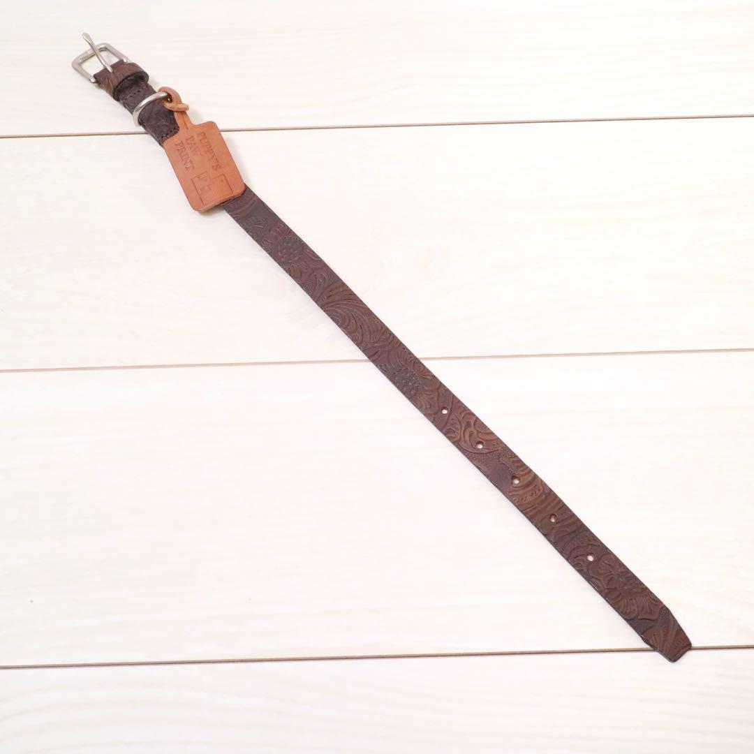 regent belt company カービング リード 首輪 革 本革 犬具