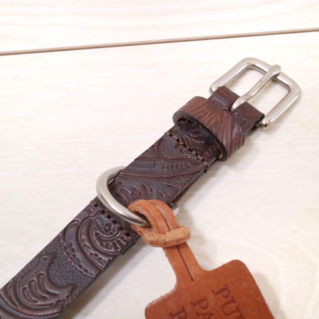 regent belt company カービング リード 首輪 革 本革 犬具