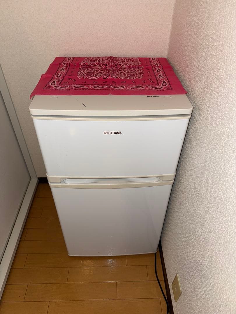 アイリスオーヤマ 2ドア冷蔵庫 ホワイト