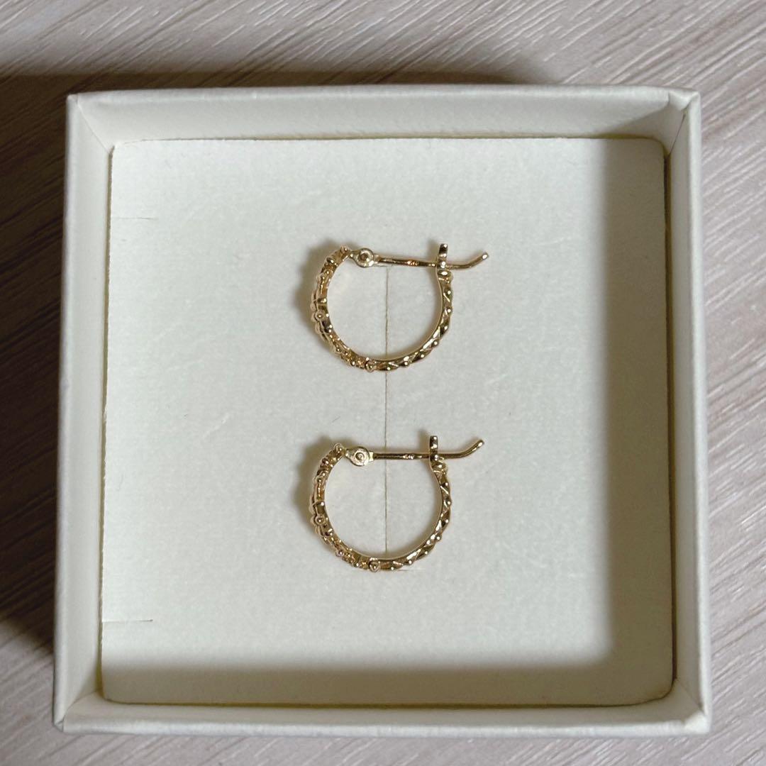 NOJESS K10 YGフープピアス