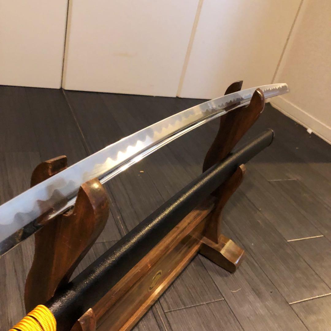 専用　模造刀　居合刀　樋入り刀身　橙金拵え　亜合金刀身　名刀