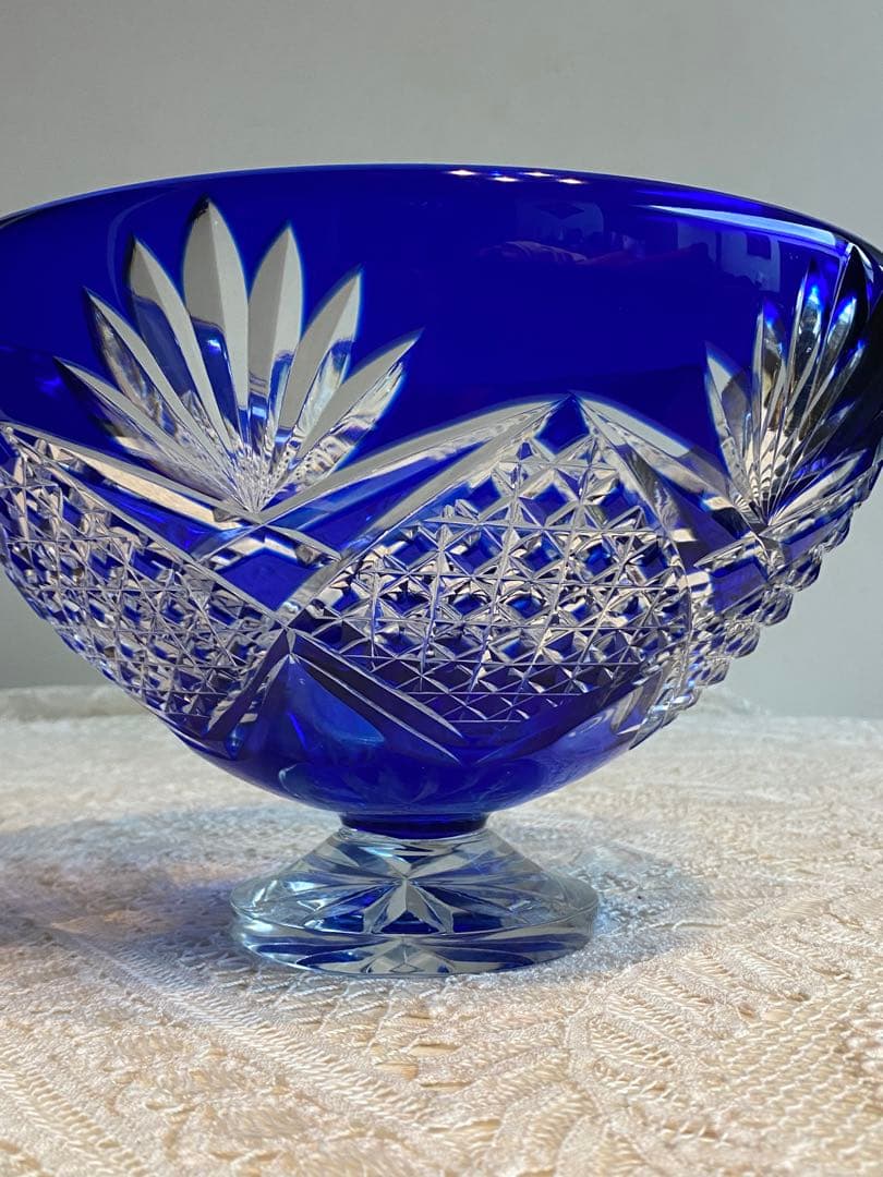 ヴァルサンランベール　カットが美しいクリスタル　ボウル