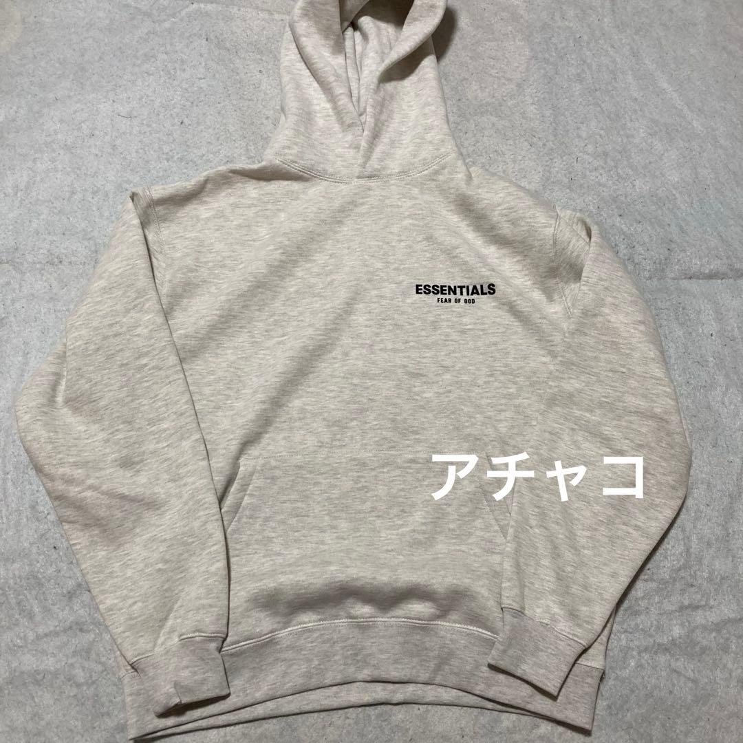 Fear of God Essentials ロゴ パーカー グレー