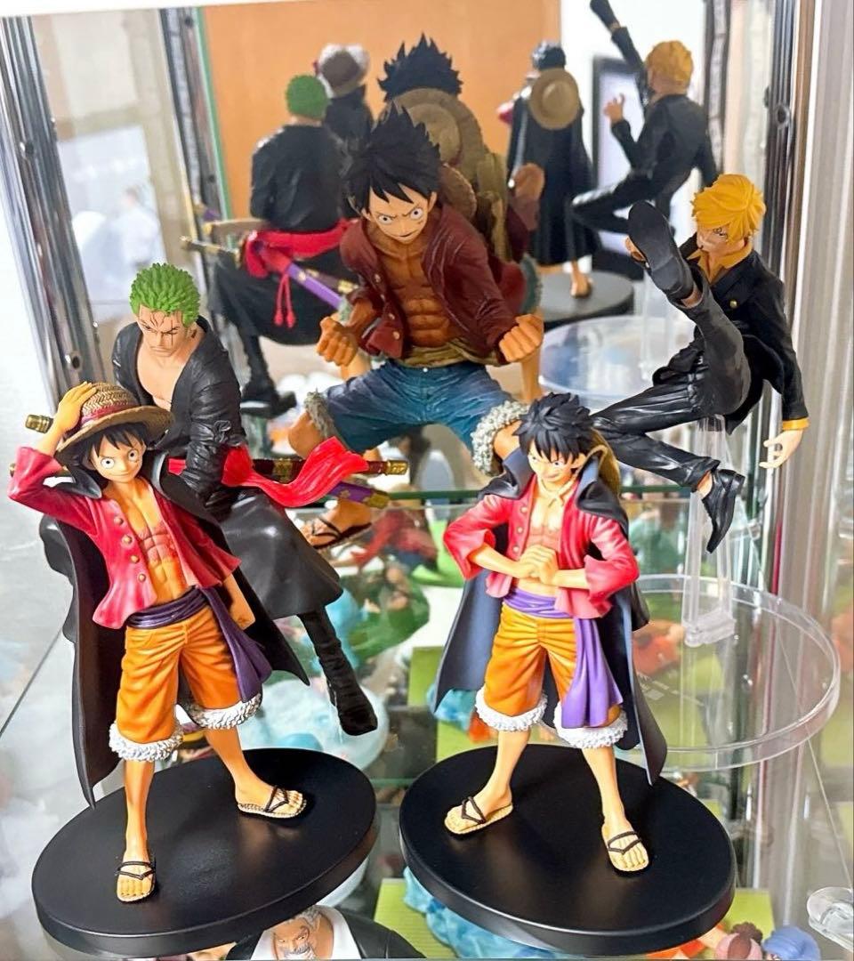 ワンピース KING OF ARTIST ルフィ ゾロ　一番くじサンジ他 全5点