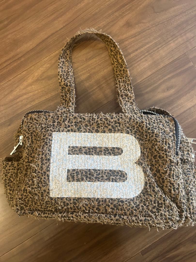 BEEDEN mini b logo bag leo ヒョウ柄バッグ
