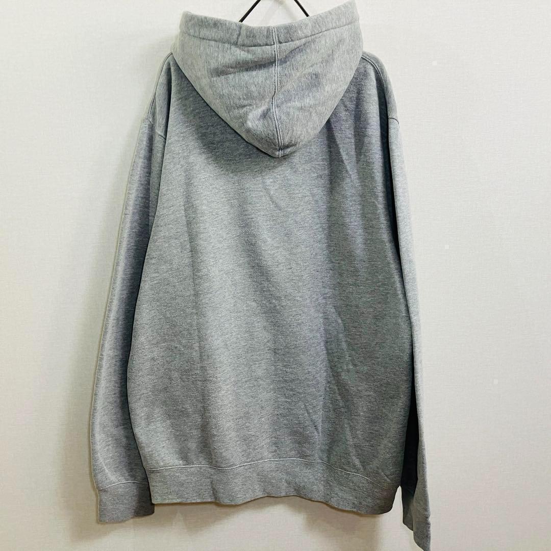 【大人気】ステューシー パーカー サイズL　 グレー ビックロゴ