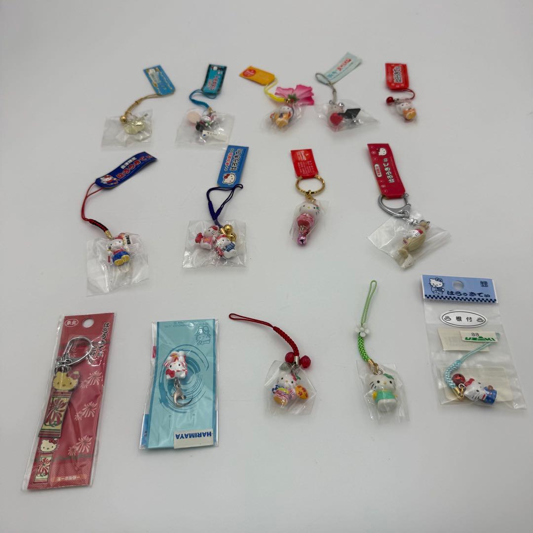 レア　ご当地キティ 根付け ファスナーマスコット その他まとめ売り 112点