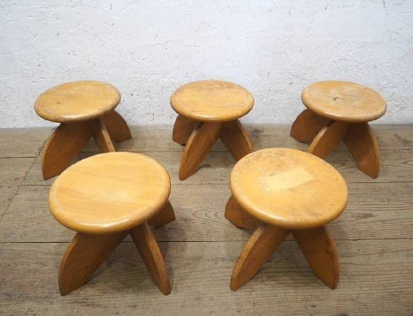 1029 ヴィンテージ　回転椅子　スツール　丸イス　店舗什器　レトロ　古道具