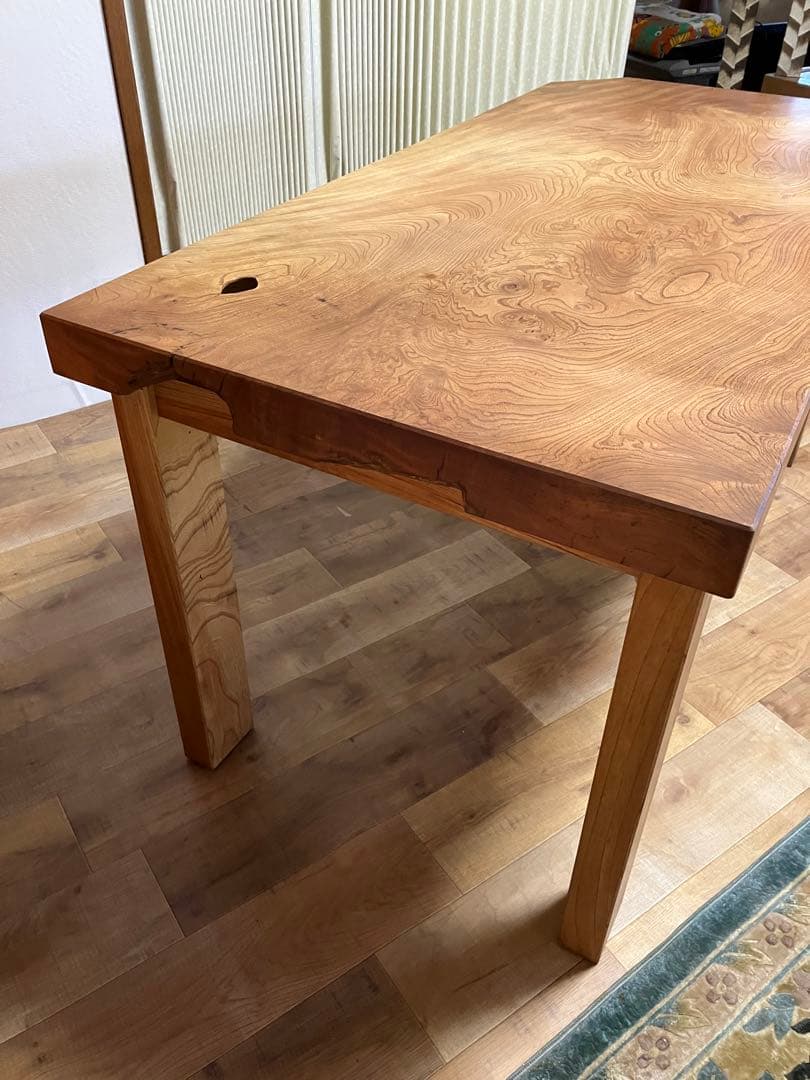 欅　ケヤキ　けやき　無垢　ダイニングテーブル　テーブル