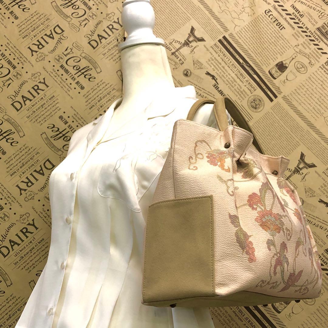 OKAJIMA オカジュウ トートバッグ 友禅 和装 フォーマル FP537