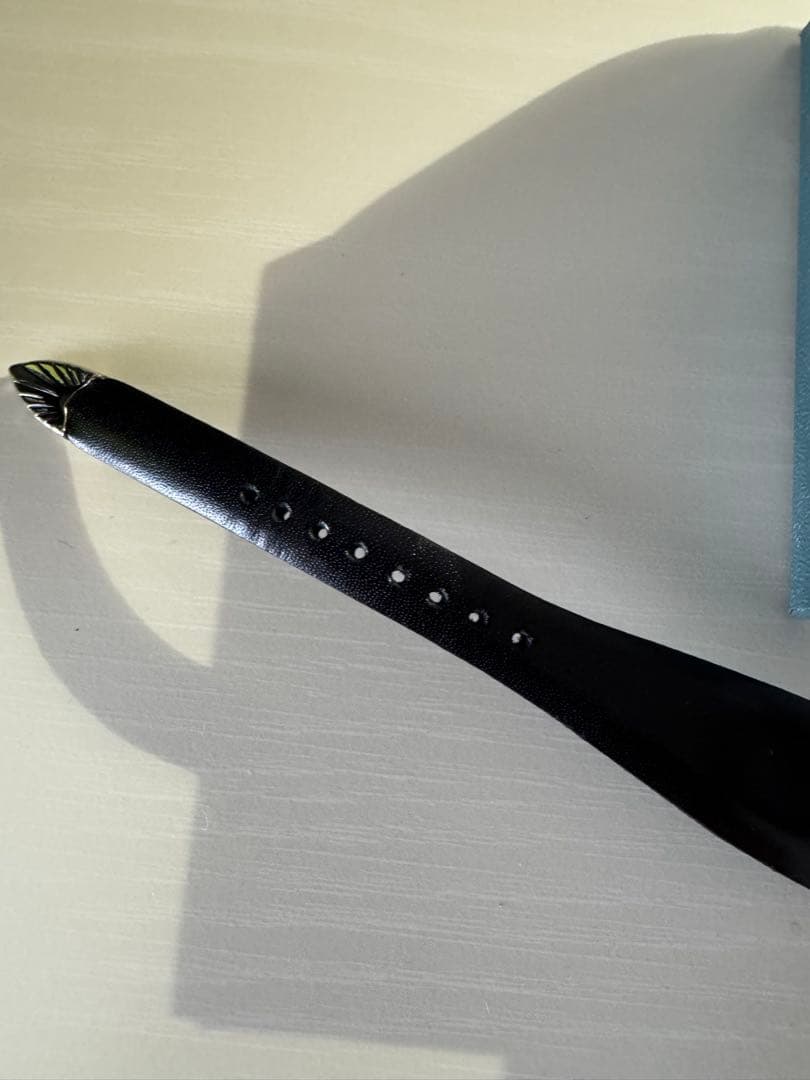 時計 TOGA leather watch belt 26BLACK